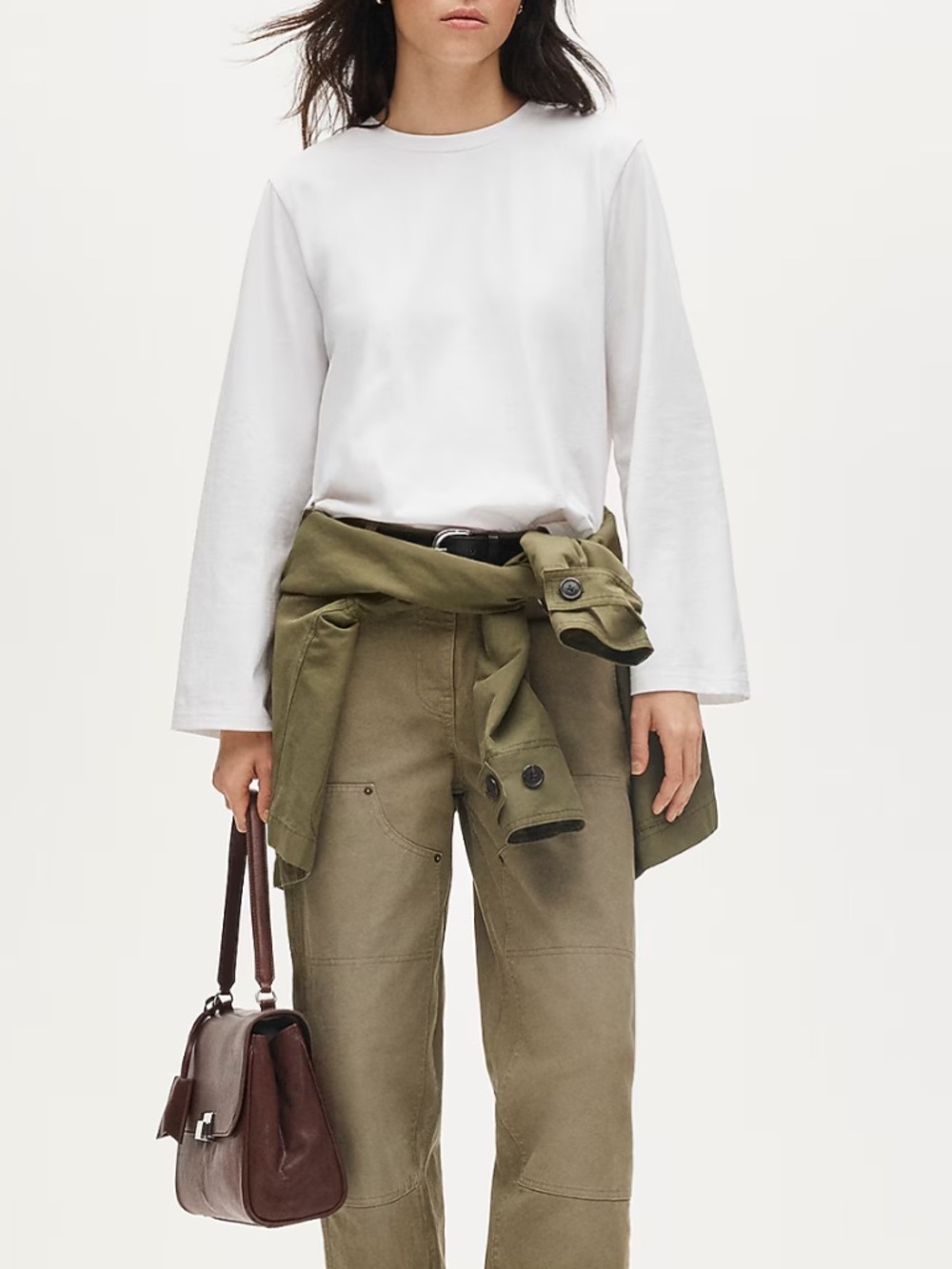 J crew Boyfriend jersey relaxed long-sleeve T-shirt